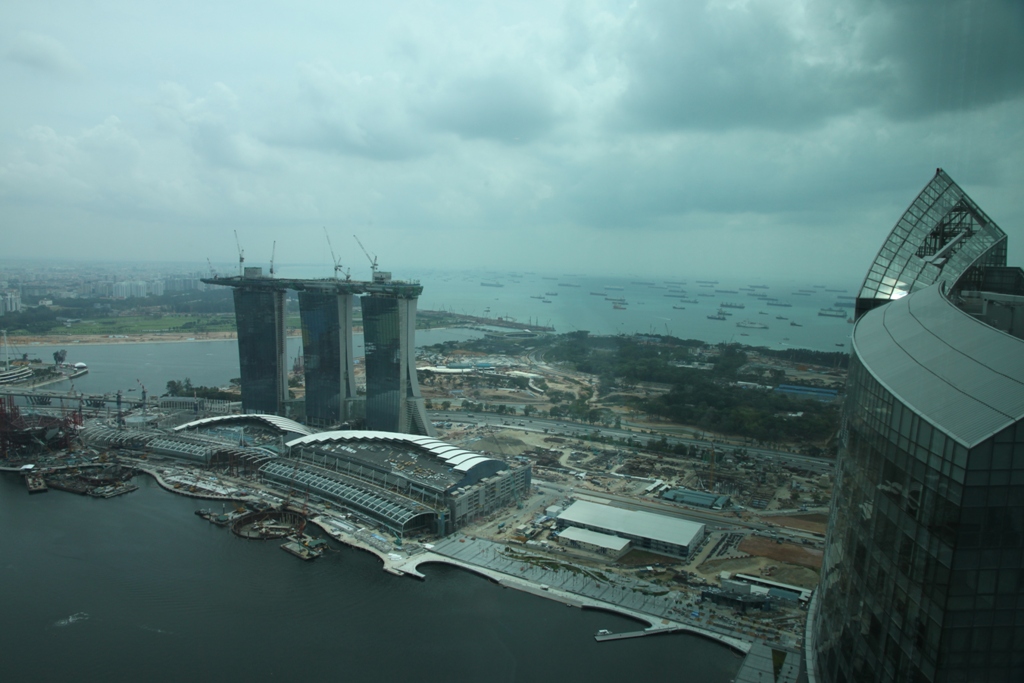Singapore vista dall'alto